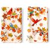 Arquiel Autunno Uccelli Foglia D'Acero Set di 2 Strofinacci Cucina Strofinacci Cotone 100% Assorbente Canovacci Cucina Decorazione Regali di Vacanza 48 Cm X 70 Cm