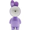 Dudùu Puppy Kitty - Mini lampada da Tavolo Pieghevole a LED, Luce Calda, Tascabile, per Lettura, Comodino o Scrivania, forma di Gatto (Viola Honey)
