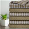 Casabella Confezione da 6 strofinacci da cucina in spugna di cotone, morbidi, altamente assorbenti, per piatti e bar, prezzo imbattibile (set da 6 pezzi, beige)