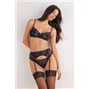 Intimissimi Reggicalze Sheer Glamour Nero