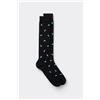Intimissimi Calze Lunghe Cotone Soft Nero
