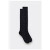 Intimissimi Calze Lunghe Cotone Soft Blu
