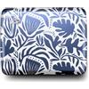 ÖGON -DESIGNS- Portafoglio in alluminio, grande capacità con chiusura in metallo, protezione RFID contro frodi e smagnetizzazione, modello Smart Case Oslo Large, Incisione Matisse, taglia unica