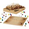 Dal Negro TRADIZIONALE_BOARD Top Games 30 Dama/Scacchi Tria Gioco Da Tavolo Giocattolo 872, Multicolore, 822028