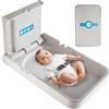 KSITEX Fasciatoio per Bambino, Verticale Fasciatoio Pieghevole per Pannolini per Bambini Con Cintura di Sicurezza,bambino cambiando unità da Parete per bagni e Servizi Igienici Commerciali