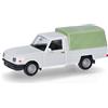 Herpa Modellino auto Wartburg 353 Trans '85 con telone, grigio chiaro, miniatura in scala 1:87, pezzo da collezione, Made in Germany, modello in plastica