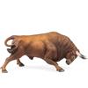DQB DeQUBE Deqube - Bravo Colorado Embistendo Figura di Toro, Colore Marrone, 17x8x4,2 (1)
