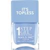 Nails Inc Topless Kim (azzurro cielo) - Smalto gel senza UV - manicure 1-step con durata fino a 8 giorni - asciugatura rapida, vegano & 21-free - per adulti & bambini - senza base/top coat