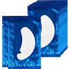 Lunamoon 150 Paar Patch Ciglia Patch Occhi per Extension Ciglia Pads Ciglia Cerotti per Estensioni Ciglia Eyelash Pads Eye Gel Patches for Eyelash Extension (U-Blue150)