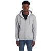 Jerzees - Felpa da uomo in pile con zip - Blu - Large