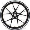 Finest Folia Strisce adesive per bordo del cerchione, larghezza 7 mm, lucide, in carbonio, con strumento di montaggio da 16/17/18/19 pollici, accessori per auto e moto, adesivi per cerchioni (bianco lucido)