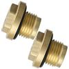 Qiilu Set di Tappi di Scarico per Riempimento Differenziale in Ottone per 2 Td5 e V8 Comoda Sostituzione con Anelli di Tenuta per Tenuta