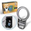 MaJoCompTec® ADBLUESAFE - Tappo per serbatoio, protezione per serbatoio AdBlue, coperchio per carri armati, campeggio, camper (plastica grigio, fusibile, boxer + ponticello + Ducato)