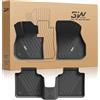 3W Tappetini Compatibile con BMW X1 U11 2023-2025 & Mini countryman 2024-2025(non per xDrive25e), Facili da pulire Tappetino per Impermeabili a Copertura Completa Set Adatto a BMW, Tappeti in Thorex™