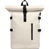 hk Zaino Rolltop 23L Impermeabile per Laptop da 15,6 Pollici con Porta USB, Zaino Antifurto Leggero per Uomini e Donne, Ideale per Scuola, Università, Lavoro e Tempo Libero - Blanc