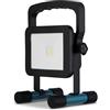 REV Lampada da lavoro a LED - 5 W, 700 lm, IP54 (interno ed esterno), lampada da lavoro con batteria (durata 2 ore), colore nero