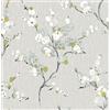 NuWallpaper NU2679 Carta da parati Mirei Peel & Stick, giallo, blu, bianco, grigio