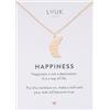 LUUK LIFESTYLE Stainless steel necklace with cute pendants, Angel Wings|Whale|Baguette|Pinecone|Bunny|Honeybee|Duck|Flower, Gifts for Women, 50cm adjustable chain, Silver|Gold|Rose Gold