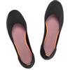 Frank Mully Donne Knit Ballet Flat Punta Slip On Ballerine Scarpe Classiche Zeppa Bassa Ballerina Walking Ballerine Scarpe, Nero, 40 EU
