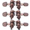 RiToEasysports Chitarra acustica Chitarra acustica a corde chiuse Pioli per accordatura 3L 3R Tasti per l'accordatura Meccaniche per chitarra acustica(Rame)