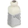 Agyo Grattugia da Cucina 6 Lati in Acciaio Inox - Altezza 22 cm - Multiuso per Formaggio, Verdure, Agrumi, con Manico Antiscivolo
