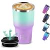 Grsta Tazza Termica, 20oz Termos Caffè, Senza BPA, Mantiene Caldo per 6 Ore/Freddo 8 Ore, Borraccia Termica, Senza Perdite, Travel Mug, Acciaio Inossidabile 18/8, per Ufficio, Café, Viaggio, Campeggio