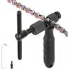 CUEMOON Smagliacatena Bici, per 6-12 velocità, Rivettatore per Bicicletta, Attrezzo per Catene da Bicicletta per Rimuovere e attaccare