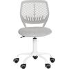 FurnitureR Sedia da scrivania ergonomica girevole senza braccioli, sedia da ufficio regolabile in altezza con ruote, comoda sedia da lavoro per casa, ufficio, camera da letto e studio