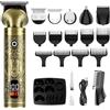 KEMEI Tagliacapelli Uomo Regolabarba Tagliabarba Macchinetta per Capelli Barba Uomo Professionale 6 in 1 Rifinire Capelli, Barba, Naso, Orecchie e Peli del corpo, Rasatura, Display a LED