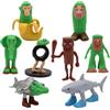 virkwuy Tung Tung Tung Sahur, Italian Brainrot, Figurine Brainrot, Adatto alla Posa da Collezione, al Regalo di Prima Scelta, all'interazione con i Bambini e alla Creazione di Scene