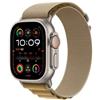 Apple Watch Ultra 2 GPS + Cellular 49mm Cassa in Titanio con Tan Alpine Loop - S