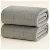 Corredocasa Plaid in Morbido e Caldo Pile Qualità Coral Raffinato Disponibile in Tinta Unita Made in Italy- Coperta Perfetta per Salone Divano Letto Morbida e Soffice Misura 160X210 (Grigio)