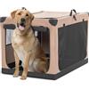 Petsfit Trasportino pieghevole per cani e gatti in tessuto con telaio tubolare in acciaio sicuro per cani di piccola taglia