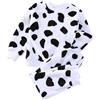 Generic 2 Pezzi Bambino Ragazzi Ragazze Pigiama in Pile Invernale Set Caldo Flanella Pigiameria Set Top Pantaloni Abiti Morbidi e Comodi Pigiami Soffici Vestiti Accessori Danza Moderna
