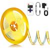 PSTAR Striscia LED COB 2 Metri, 24V Bianco Caldo 2700K, 320LED/M con telecomando RF, Dimmerabili Strisce Luci LED Flessibile per Retroilluminazione TV, Cucina, Camera da Letto, Fai da Te