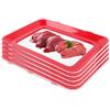 FENGQQKJ Vassoio per conserve, sottovuoto, con pellicola elastica, per salumi, per cucina, 5 pezzi