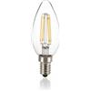Ideal Lux E14 OLIVA 4W 3000K CRI90 TRASP Mod. 271644 Confezione Kit 10 Lampadine