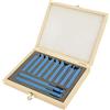 Ejoyous Utensili universali per tornio, fresatura, taglio, tornitura, set di 11 utensili per frese con punta in metallo duro, utensili per tornio 8 * 8 mm altamente versatili con custodia in legno