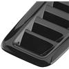 Yosoo Health Gear 2 Pz per Auto, Zainetto Decorativo per il Flusso D'aria per Auto, Copricappa per il Flusso D'aria (Nero lucido)