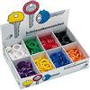 WEDO 2628008 - Portachiavi in plastica morbida flessibile, 200 pezzi, 24 mm, colori assortiti
