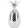 WPKD BLUEIY Bicchiere da Vino con Coperchio, Bicchiere da 500 Ml in Acciaio Inossidabile a Forma di Ananas per Decorazioni per Bottiglie D'acqua per Feste a Casa (Argento)