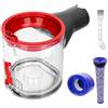 SGZQKZ Set di Accessori per il Coperchio Inferiore del Contenitore per Dyson V7 V8 SV10 SV11, Inclusi Prefiltro, 1 Postfiltro e 1 Spazzola per la Pulizia per Ricambi per Dyson V7 V8