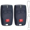 suuosl Telecomando per Porta del Garage per Mitto 2B RCB, Mitto 2, Kleio, Ghibli, TRC 2, TR,2 Canali e 2 Pulsanti 433MHz Rolling Code