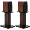 OUUTMEE Supporti per altoparlanti in legno da 40 cm (16 pollici) - Robusti supporti per altoparlanti HiFi per home cinema, Supporto universale per altoparlanti da pavimento con design riempibile di