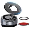 HA BIN Supporto Magnetico Cellulare Auto,Supporto Telefono Auto Ventosa, 360° Rotazione Pieghevole, Magnete Super Compatibile con tutti i telefoni, con iPhone 16 Pro-12 e Android