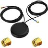 Superbat GPS + 4G LTE Antenna combinata Montaggio magnetico con connettore SMA per GPS Navigation Head Unit Auto Telematics 4G LTE Mobile Cell Booster System