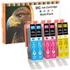 LOSMANN D&C 571 XL Cartucce d'inchiostro Sostituzione per Canon PGI-570 CLI-571 XL Compatibile per Canon PIXMA MG5750 MG6850 MG6851 TS5050 TS5055 TS6050 TS6051 TS6052 MG5700 MG5751 MG6800 (6-Pack)