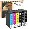 LOSMANN D&C Cartucce d'inchiostro compatibili con Epson 29XL 29 per Epson Expression HomeXP-235 XP-245 XP-247 XP-255 XP-257 XP-332 XP-335 XP-342 XP-345 XP-352 XP-355 XP-432 XP-435 ( 3BK/1C/1M/1Y )