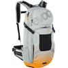 EVOC Zaino e-bike EVOC FR ENDURO E-RIDE 16, zaino per bici (scomparto imbottito per batteria di ricambio, SISTEMA DI FISSAGGIO CINTURA, TASCA PER DISPLAY DI CONTROLLO), grigio pietra/arancio chiaro