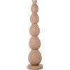 DRW Vaso da pavimento in metallo finitura opaca rosa Ø27x115 cm